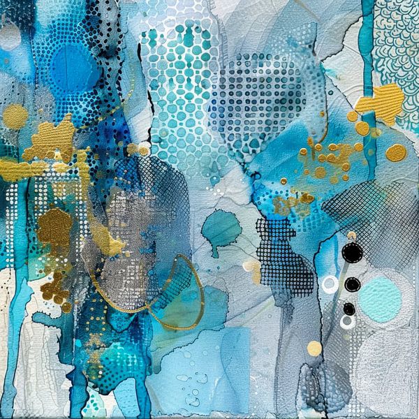 Abstract Blue Harmony